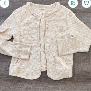 Zara Girls Ivory Blazer 9/10
